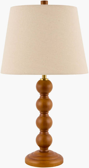 Ymelda Traditional Dark Brown Table Lamp