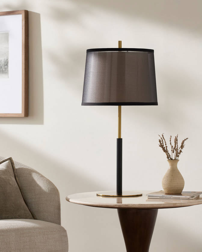 Cherissa Traditional Black Table Lamp