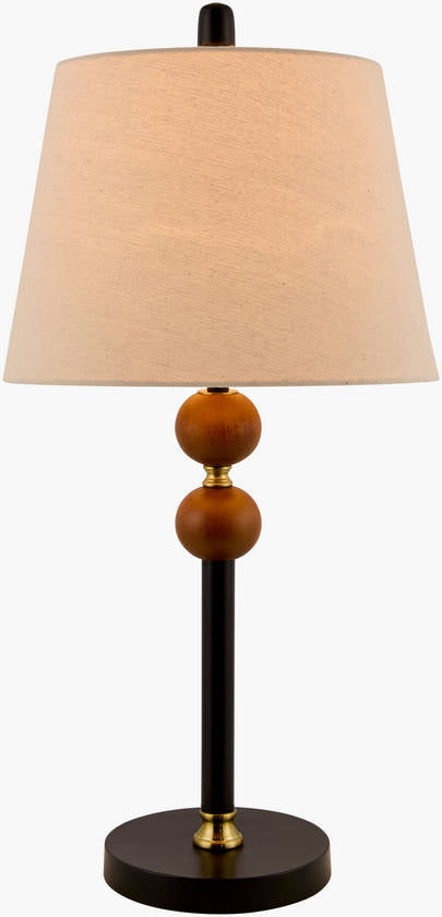 Sherard Traditional Dark Brown Table Lamp
