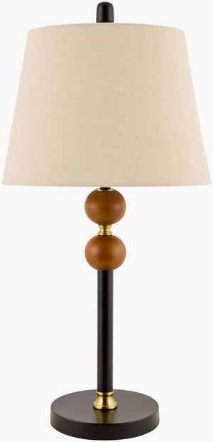 Sherard Traditional Dark Brown Table Lamp