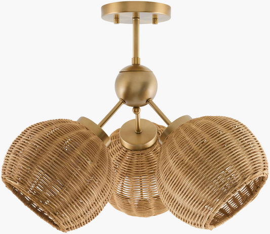 Maurica Modern Metallic - Brass Ceiling Lighting