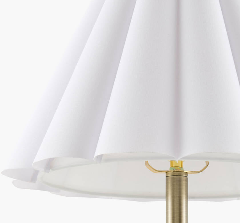 Ashok Traditional Metallic - Brass Table Lamp