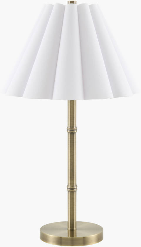 Ashok Traditional Metallic - Brass Table Lamp