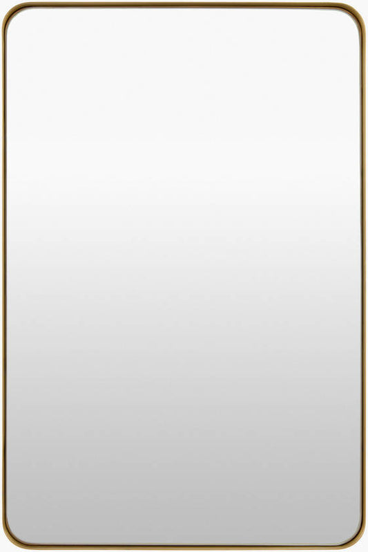 Katrinna Modern Gold Wall Mirror