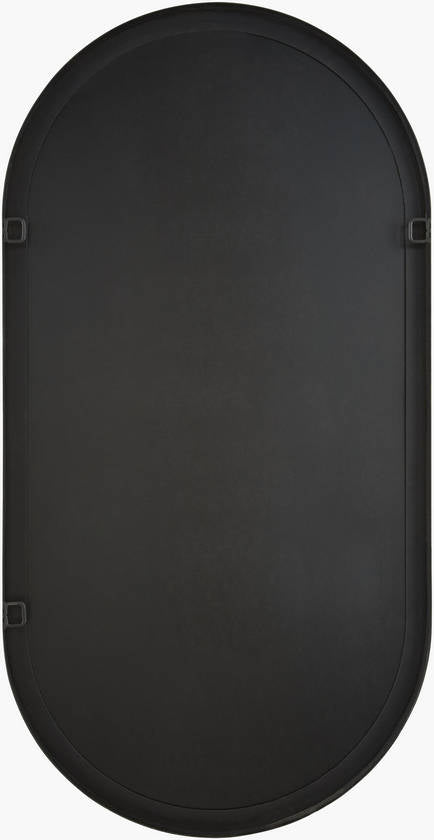 Riverwoods Modern Black Wall Mirror