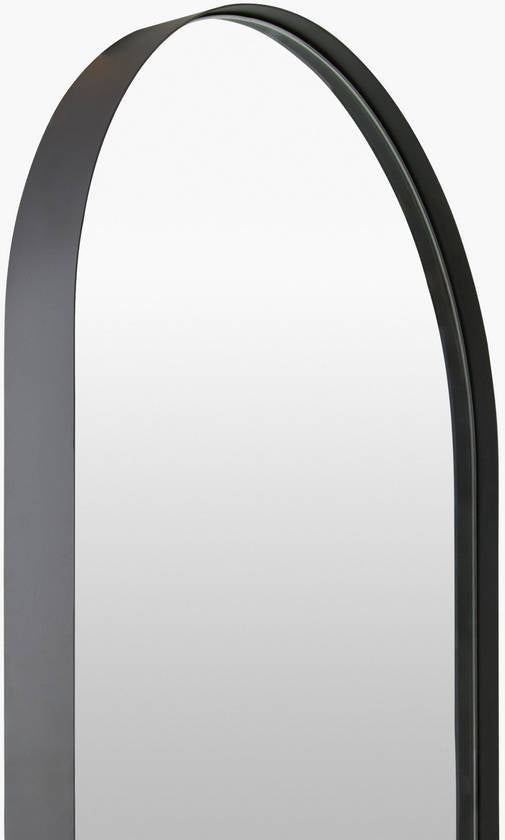 Riverwoods Modern Black Wall Mirror