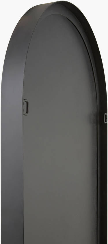 Riverwoods Modern Black Wall Mirror