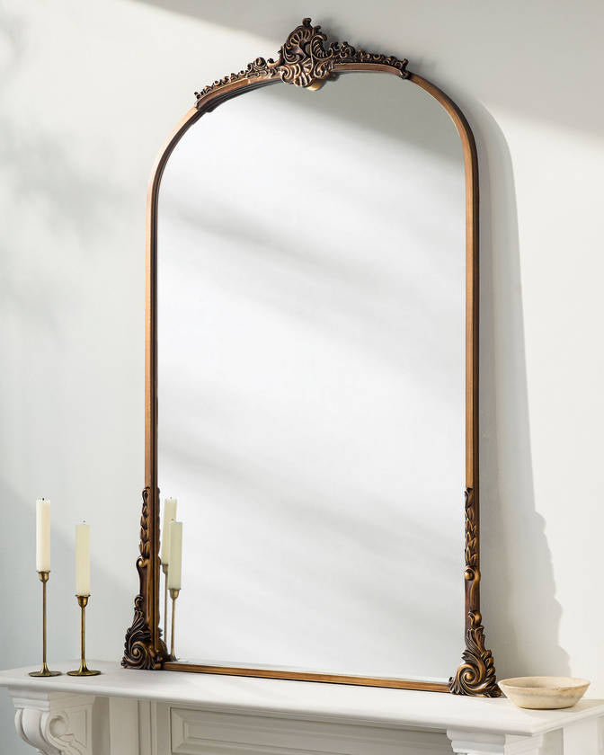Sierria Traditional Gold Wall Mirror