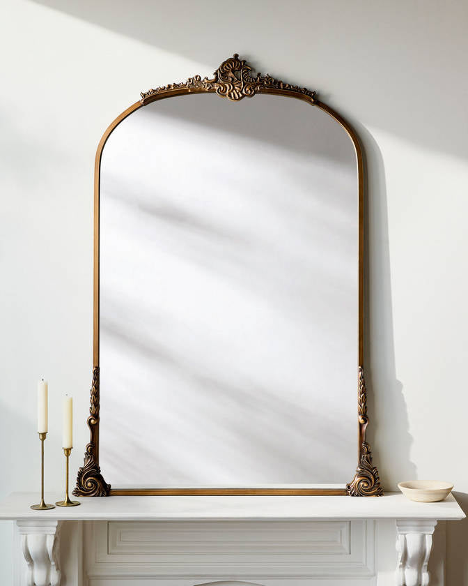 Sierria Traditional Gold Wall Mirror