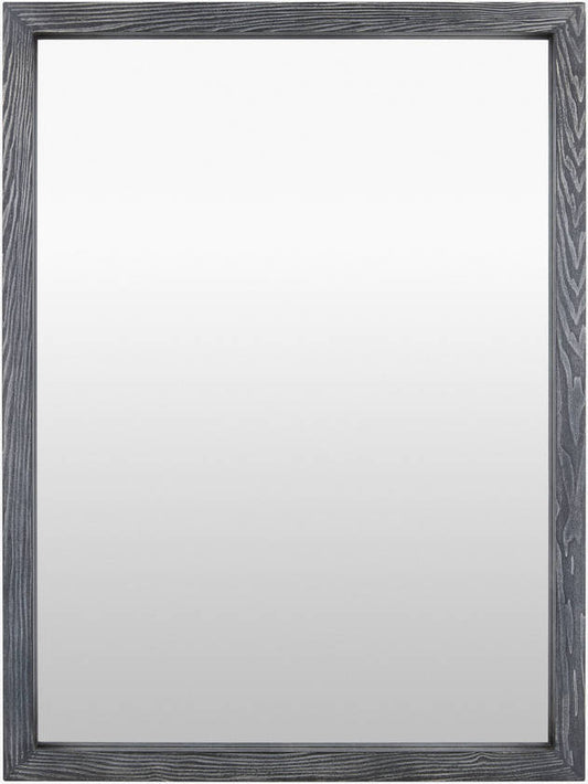 Kristal Traditional Black Wall Mirror