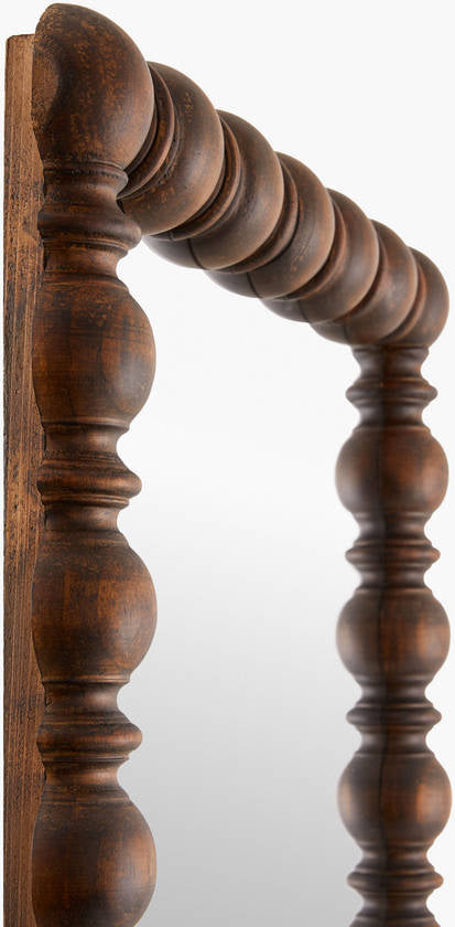 Lorrie Global Dark Brown Wall Mirror