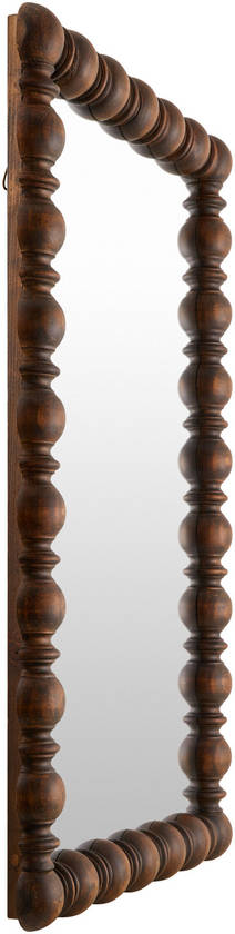 Lorrie Global Dark Brown Wall Mirror