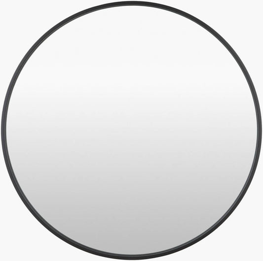 Mesch Modern Black Wall Mirror