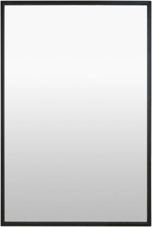 Stickney Modern Black Wall Mirror