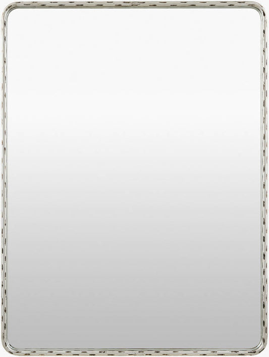 Tong Modern Metallic - Silver Wall Mirror