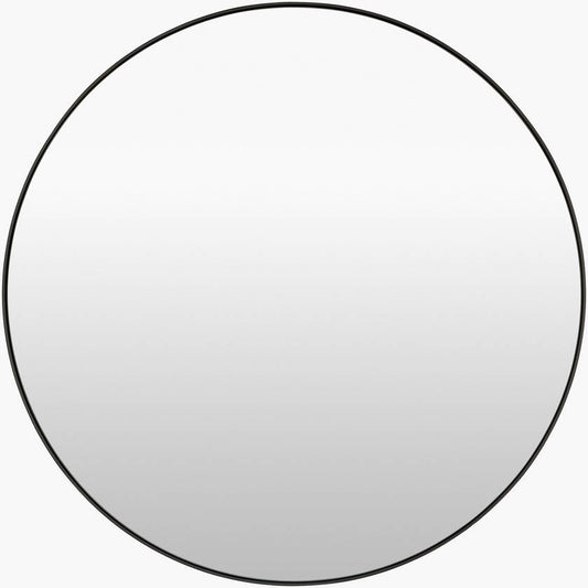 Parrsboro Modern Black Wall Mirror