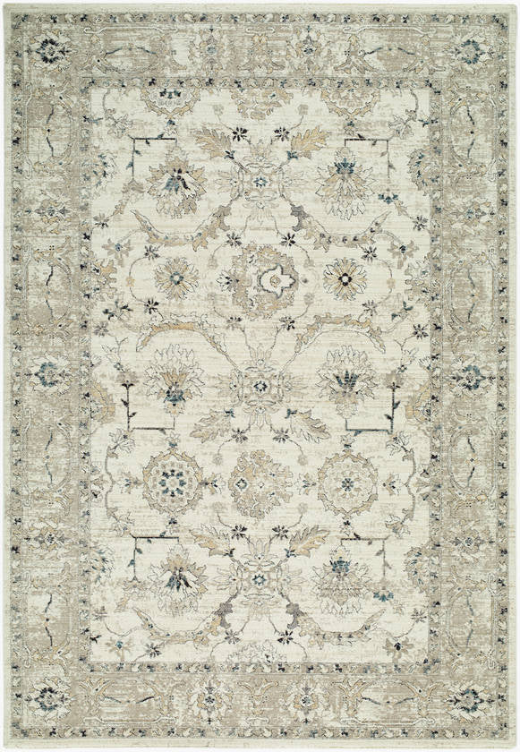 Yuji Traditional Cream Area Rug