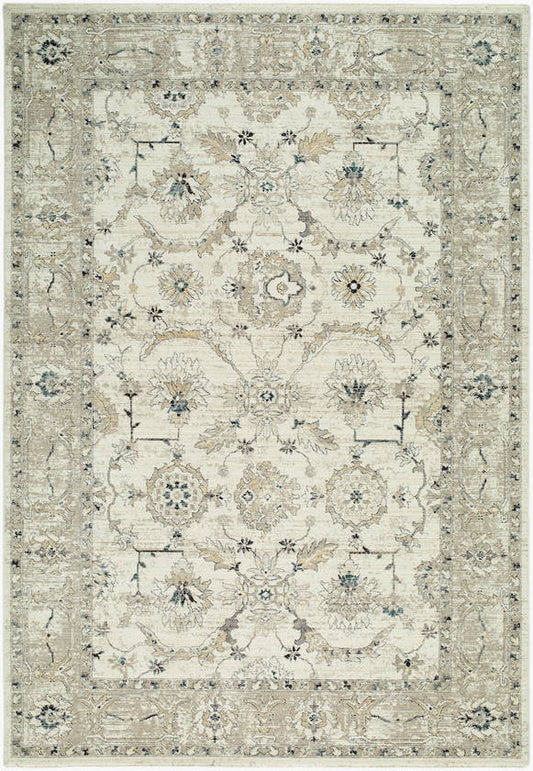 Yuji Traditional Cream Area Rug