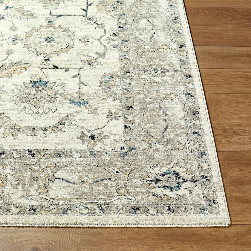 Yuji Traditional Cream Area Rug