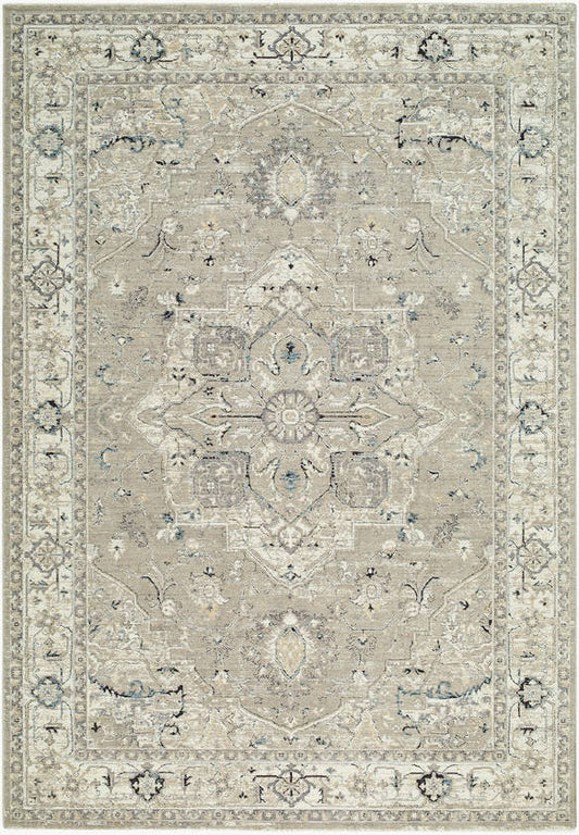 Lenna Traditional Cream Area Rug