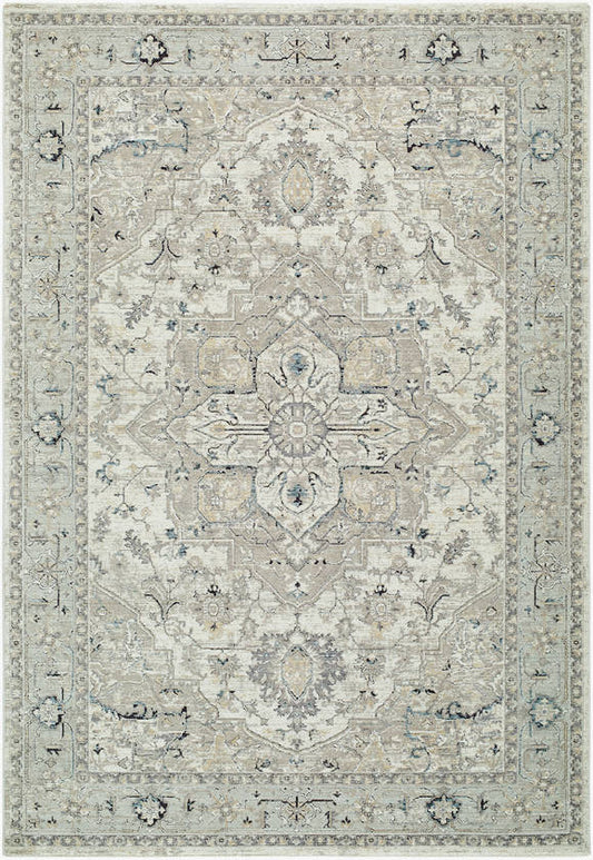 Lenna Traditional Ivory Area Rug