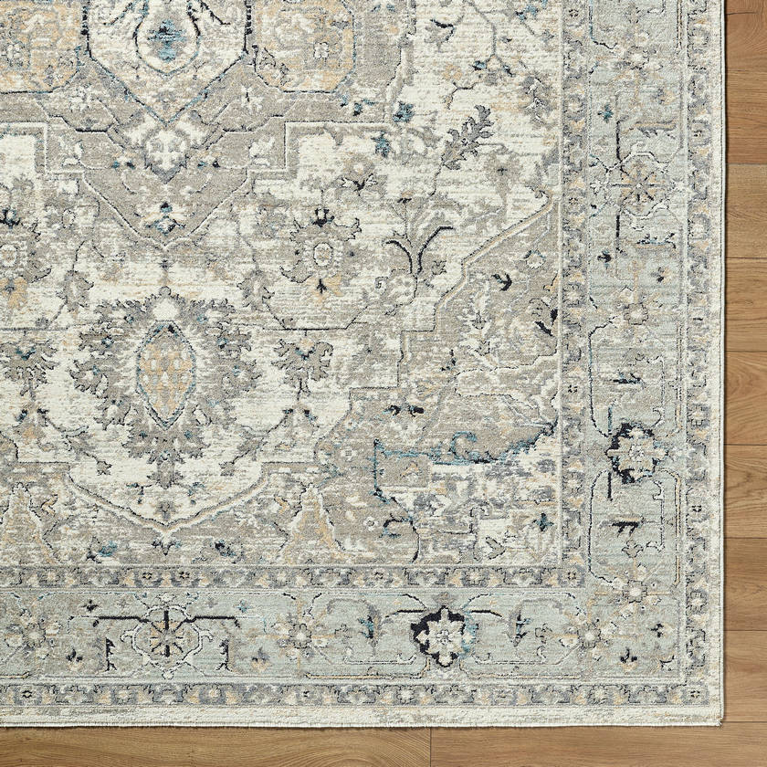 Lenna Traditional Ivory Area Rug