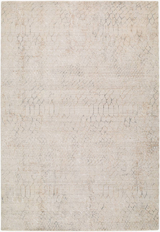 Katurah Modern Light Beige/Slate Area Rug