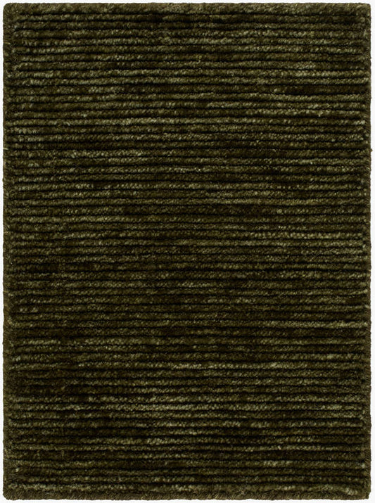 Channell Cottage Dark Green Area Rug