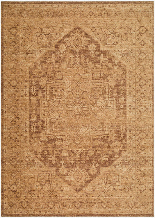 Allyn Traditional Brown Area Rug