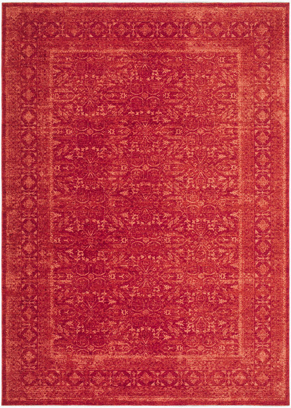 Rashawna Traditional Burgandy Area Rug