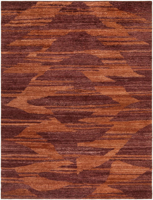 Rodriguez Cottage Dark Red Area Rug