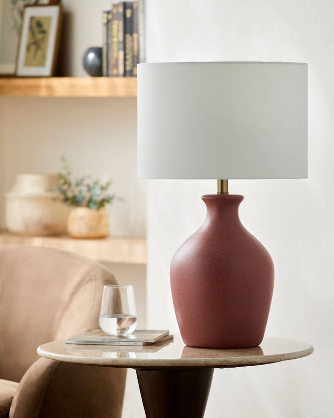 Jaimy Traditional Brick Table Lamp