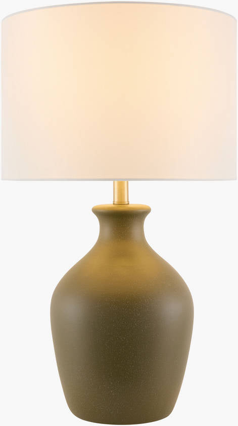 Jaimy Traditional Green Table Lamp
