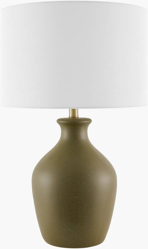Jaimy Traditional Green Table Lamp