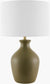 Jaimy Traditional Green Table Lamp