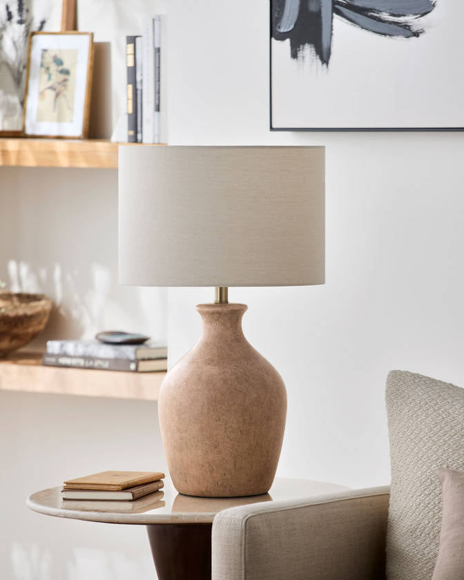 Jaimy Traditional Light Brown Table Lamp