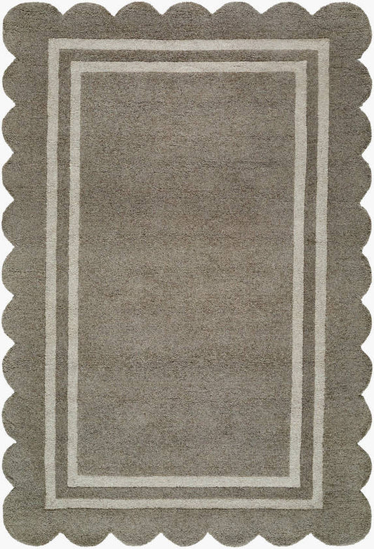 Sanaa Modern Stone Gray Area Rug