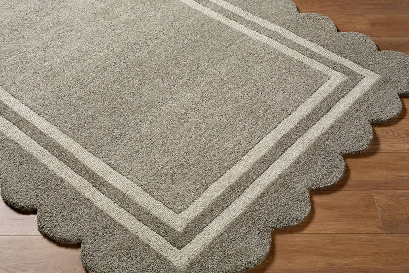 Sanaa Modern Stone Gray Area Rug