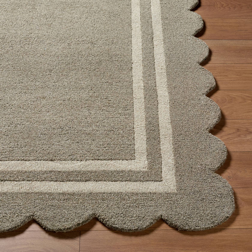 Sanaa Modern Stone Gray Area Rug