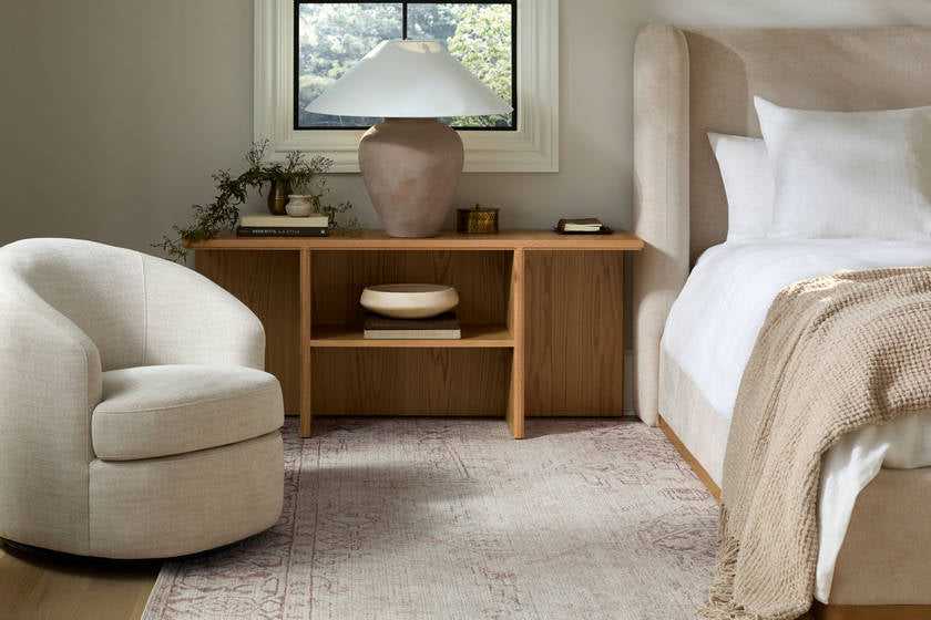 Camden Ford Traditional White/Brown Table Lamp - Galey Alix x Livabliss