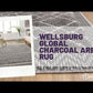 Wellsburg Global Charcoal Area Rug