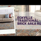 Eckville Traditional Brick Area Rug
