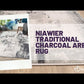 Niawier Traditional Charcoal Area Rug