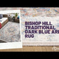 Bishop Hill Traditional Dark Blue Area Rug