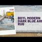 Boyl Modern Dark Blue Area Rug
