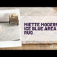 Miette Modern Ice Blue Area Rug