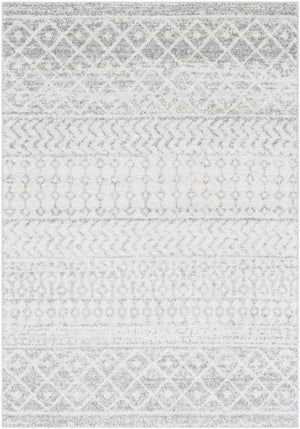 Louise Global Light Gray/White Area Rug
