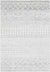 Louise Global Light Gray/White Area Rug