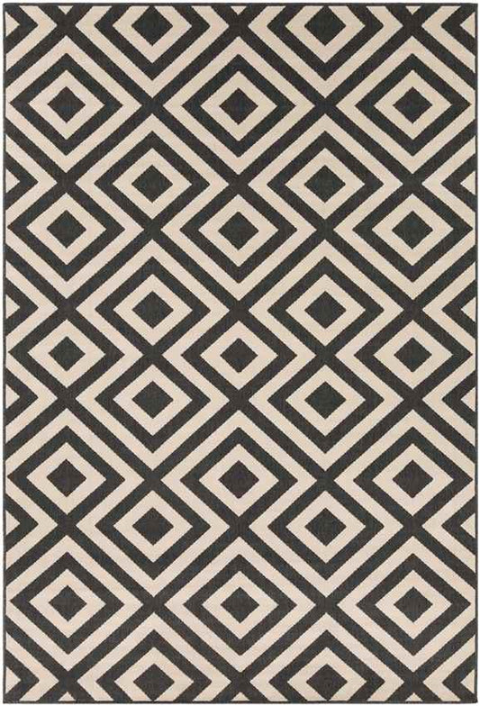 Maya Modern Black Area Rug
