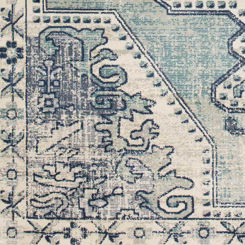 Henry Traditional Teal Area Rug